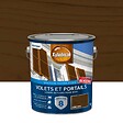 XYLADECOR - Lasure glycéro bois - Chêne foncé - Satin - Volets et portails - 5L - vignette