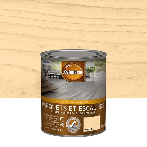 XYLADECOR - Vitrificateur Sols Xyladecor Parquet Et Escalier Satin Incolore 0,75L - large