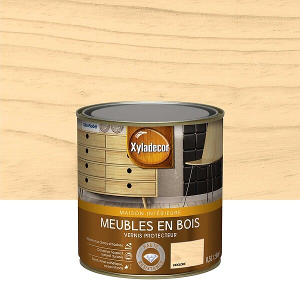 XYLADECOR - Vernis Pour Les Meubles En Bois Xyladecor Satin Incolore 0,5L - large