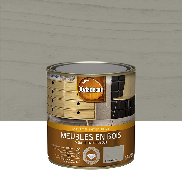 XYLADECOR - Vernis à bois Xyladecor Gris Tendance Satin 0,5L - large