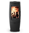 SUPRA - poêle à bois fonte 10kw noir - 117322 - vignette