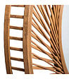 ATMOSPHERA - Grand Miroir mural spirale en Bambou naturel D 72 cm - vignette