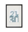 ATMOSPHERA - Cadre photo en Bois Noir pour Photo 21 x 30 cm - vignette