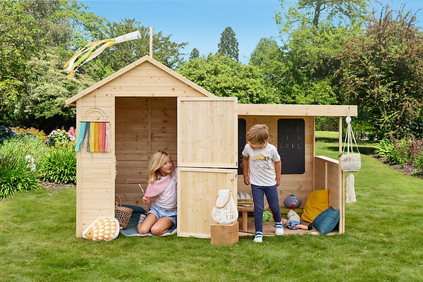 CERLAND - Maisonnette en bois Sarah - L.256xH.162xl.127cm - large