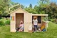 CERLAND - Maisonnette en bois Sarah - L.256xH.162xl.127cm - vignette