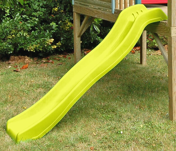 CERLAND - Glissière de toboggan double vague - Vert - H.90xL.178cm - large
