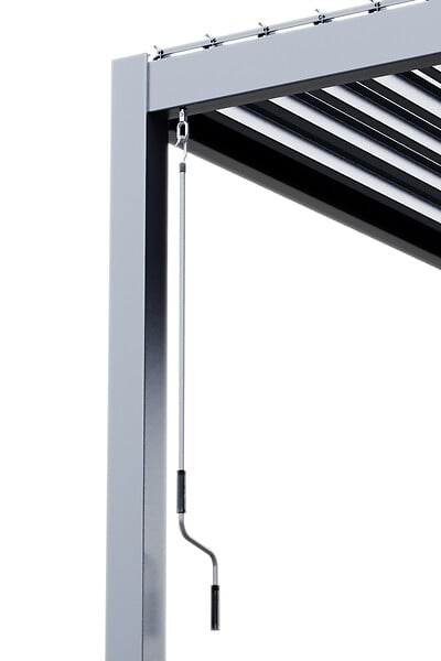 MODE DE VIE - Pergola Bioclimatique Eliana - Aluminium - L391xH250xP301cm - large