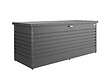 BIOHORT - Coffre jardin acier T 200 - Gris foncé - L.201xH.83xP.79cm - vignette