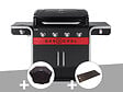 CHAR-BROIL - Barbecue à gaz et à charbon Gas2Coal 2.0 4B + Housse de protection + Plancha - Char-Broil - vignette