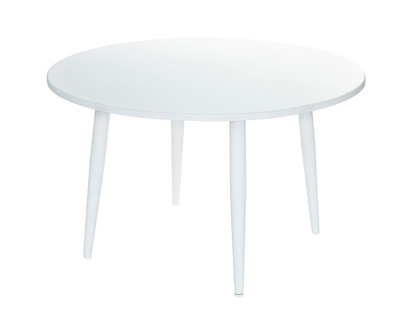 JARDILINE - Ensemble de Table à manger en alum blanc Capri et 4 chaises de jardin Maldives - Jardiline - large