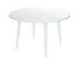 JARDILINE - Ensemble de Table à manger en alum blanc Capri et 4 chaises de jardin Maldives - Jardiline - vignette