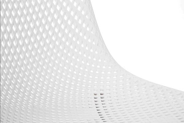 JARDILINE - Ensemble de Table à manger en alum blanc Capri et 4 chaises de jardin Malte - Jardiline - large