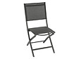 HESPERIDE - Chaise De Jardin En Aluminium Pliable Anthracite/graphite Essentia - Hespéride - vignette