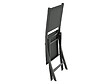 HESPERIDE - Chaise De Jardin En Aluminium Pliable Anthracite/graphite Essentia - Hespéride - vignette