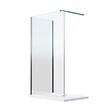 LANERI - Parois De Douche De 8 Mm Type Walk-in Double Verre Angulaire Réversible H.200 –  78-80  + 108,5-110,5 Cm - vignette