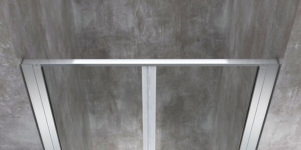 LANERI - Porte De Douche De 6 Mm Ouverture À Battant  – 85-88 Cm - large