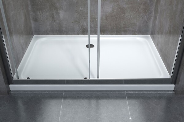 LANERI - Porte De Douche De 6 Mm Pour Installation En Niche H.190 Avec Overture Coulissante – 105-110 Cm - large
