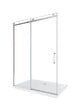 LANERI - Porte De Douche De 8 Mm Pour Installation En Niche H.190 Avec Ouverture Coulissante Et Rèversible – 200 Cm - vignette