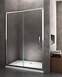 LANERI - Porte De Douche De 6 Mm Pour Installation En Niche H.190 Avec Overture Coulissante – 155-160 Cm - vignette