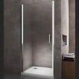 LANERI - Porte De Douche De 8 Mm À Battant Pour Installation En Niche H.200 Réversible – 74-78 Cm - vignette