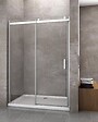 LANERI - Porte De Douche De 8 Mm Pour Installation En Niche H.190 Avec Ouverture Coulissante Et Rèversible – 110 Cm - vignette
