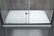 LANERI - Porte De Douche De 6 Mm Pour Installation En Niche H.190 Avec Overture Coulissante – 145-150 Cm - vignette
