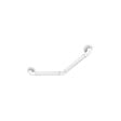 EDM - Barre d'appui coudée inox - extérieur polyamide antibactérien - blanc - vignette