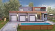 SUNBAY - Piscine bois rectangulaire MINT 10,10m x 4,18m x H.1,46 m LDD - vignette