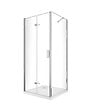 LANERI - Douche Pliante Avec Ouverture Vers L'interieur Et Un Paroi Fixe H. 190 - 87,5-90 Fixe – 87,5-90 Porte - vignette