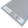 STANO - Receveur de douche 90 x 140 cm extra plat gris LUCIA en SoliCast® surface ardoisée - vignette