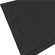 STANO - Receveur de douche 80 x 180 cm extra plat noir SALVI en SoliCast® surface ardoisée - vignette