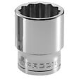 FACOM - Douille courte 12 pans - 23mm - 1/2 pouce - vignette