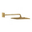 GROHE - Grohe Rainshower Mono 310 Cube Ensemble douche de tête 1 jet et bras 422mm, Cool Sunrise brossé (26564GN0) - vignette