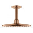 GROHE - Rainshower Smartactive 310 Set douche de tête 2 jets et bras plafonnier 142mm, Warm Sunset brossé (26477DL0) - vignette
