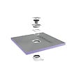JACKON - Jackon Receveur de douche à carreler Aqua Centré 1200x1200x40mm siphon horizontal offert (4512090 + 4512007) - vignette