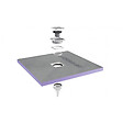 JACKON - Jackon Receveur de douche à carreler Aqua Centré 1200x1200x40mm siphon vertical offert (4512090 + 4512008) - vignette