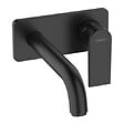 HANSGROHE - Vernis Shape Set Mitigeur de lavabo encastré, Noir mat, 2 sorties, bec 207 mm + Corps d'encastrement (71578670-SET) - vignette