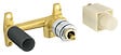 GROHE - Eurocube Set Mitigeur monocommande 2 trous lavabo encastré mural Chrome Taille M + Corps encastré (23447000-SET) - vignette