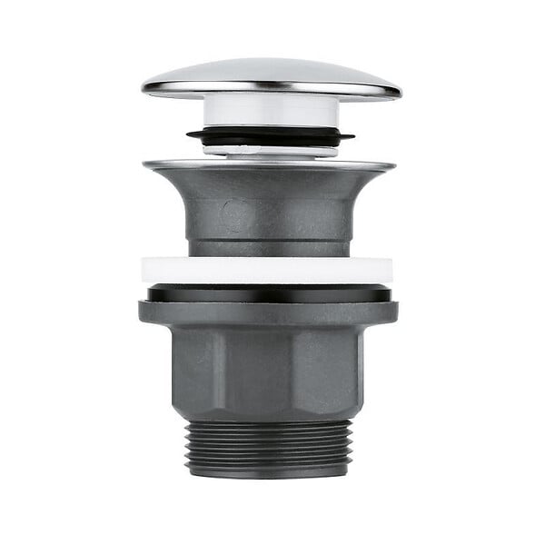 GROHE - Grohe Essence - set mitigeur de lavabo taille S + Bonde clic clac Grohe pour lavabo avec trop-plein (23590001-CLICCLAC) - large