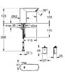 GROHE - Bau Cosmopolitan E Lot de 2 mitigeurs lavabo infrarouge 1/2″ avec limiteur de température ajustable, Chromé (36451000-DUO) - vignette