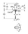 GROHE - Set Mitigeur pour lavabo taille S + Bonde clic clac Grohe pour lavabo avec trop-plein (MitigeurS1-CLICCLAC) - vignette