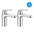 GROHE - Eurosmart Cosmopolitan Lot de 2 mitigeurs monocommande 1/2" Lavabo Taille M (23327000-DUO) - vignette
