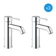 GROHE - Essence New - Lot de 2 mitigeur de lavabo chrome (23589001-DUO) - vignette