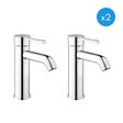 GROHE - Essence Nouveau - Lot de 2 mitigeurs de lavabo chrome (23590001-DUO) - vignette