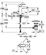 GROHE - Lot de 2 mitigeurs Lavabo de taille M avec tirettes et vidages , DN 15 (MitigeurM2-DUO) - vignette