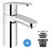 GROHE - Eurostyle Cosmopolitan Set Mitigeur lavabo Taille S + Bonde clic clac Grohe pour lavabo avec trop-plein (3246820E-CLICCLAC) - vignette