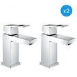 GROHE - Grohe Eurocube - Lot de 2 mitigeurs monocommande 1/2" LavaboTaille S (2313200E-DUO) - vignette