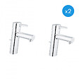 GROHE - Grohe CONCETTO NEW - Lot de 2 Mitigeurs monocommande 1/2" Lavabo Taille M (23450001-DUO) - vignette