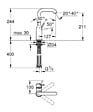 GROHE - Essence - Lot de 2 mitigeurs monocommande pour lavabo, 1/2" Taille L (23541001-DUO) - vignette