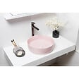 SWISS AQUA TECHNOLOGIES - Swiss Aqua Technologies Vasque à poser Infinitio 39 x 39 x 12 cm sans trop-plein, rose mat (SATINF3939PM) - vignette